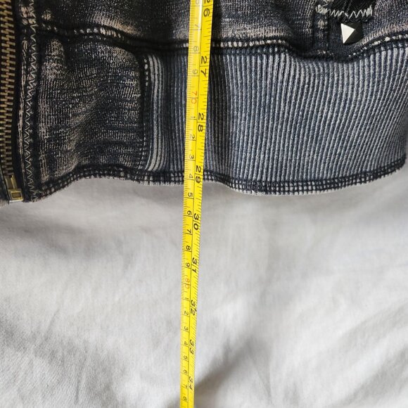 GUESS Devil on the Run Bomber Jacket Sweater - Size L - Picture 6 of 12